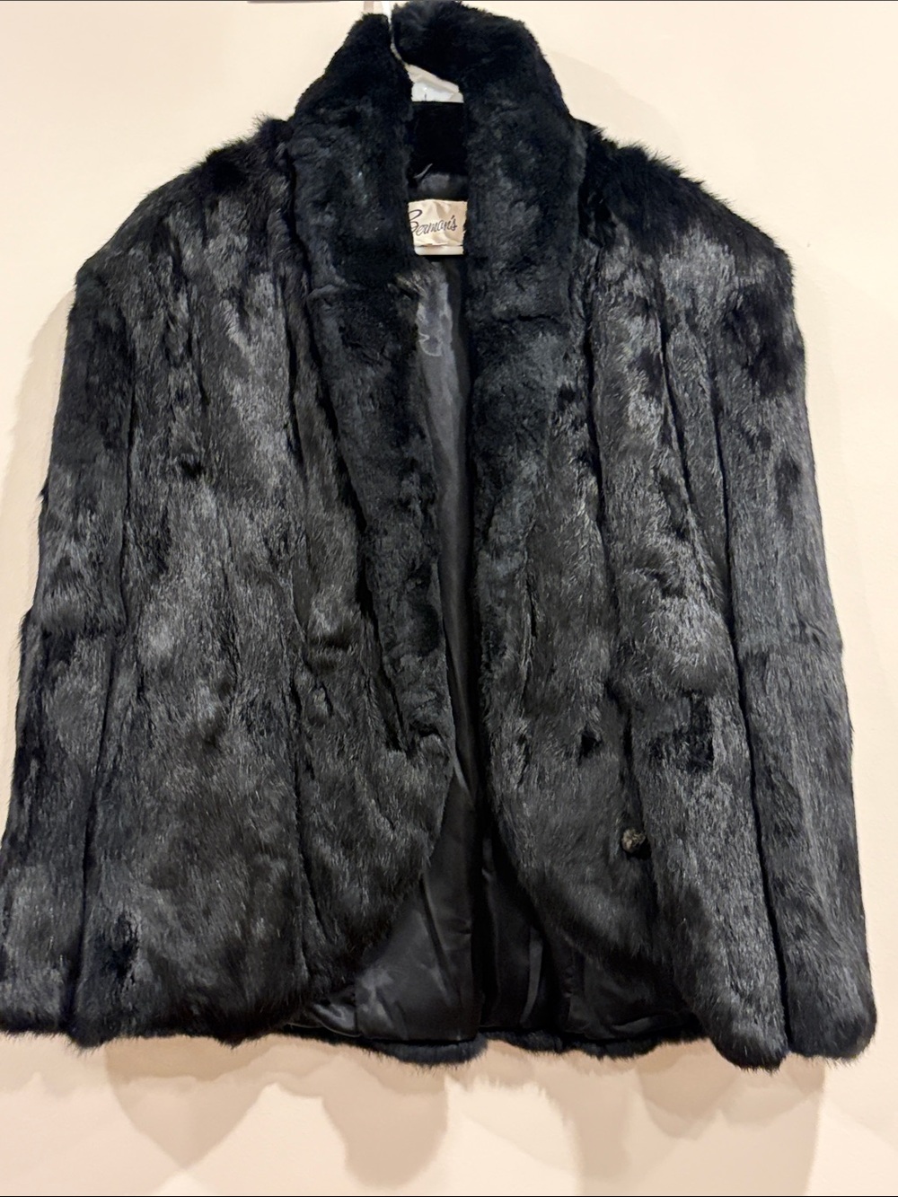 Women’s authentic rabbit fur jacket